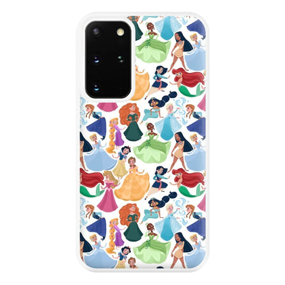 Fairytale Princess Pattern Phone Case for Galaxy S20 Plus