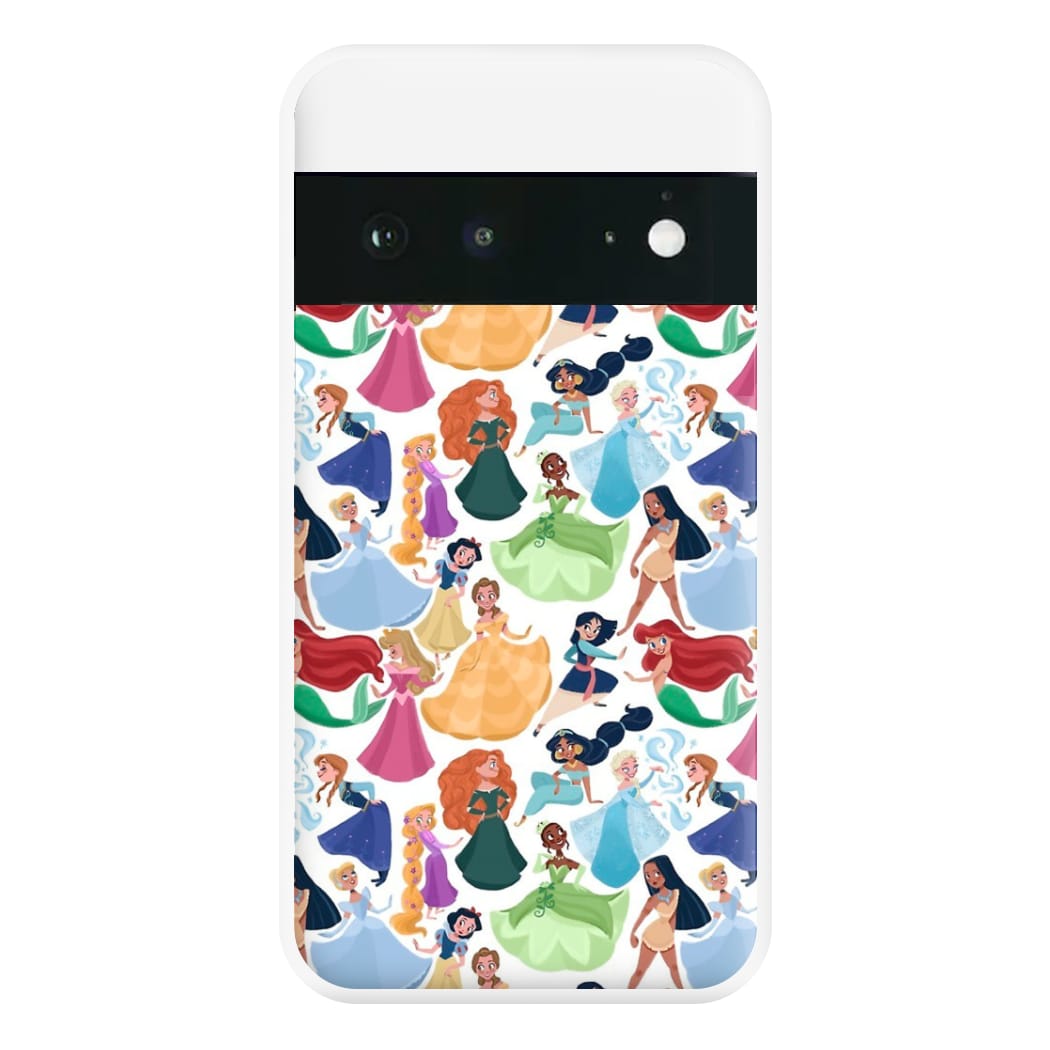 Fairytale Princess Pattern Phone Case for Google Pixel 6a