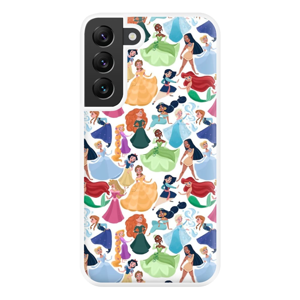 Fairytale Princess Pattern Phone Case for Galaxy S22 Plus