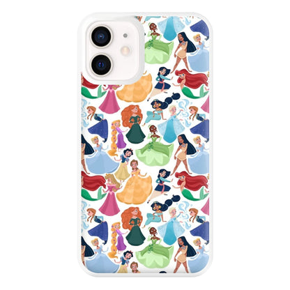 Fairytale Princess Pattern Phone Case for iPhone 12 Mini