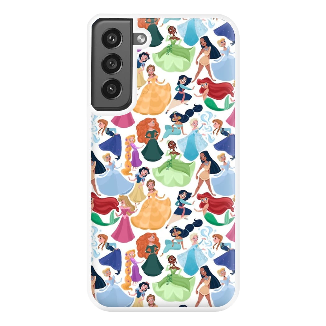 Fairytale Princess Pattern Phone Case for Galaxy S21FE