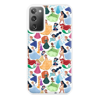 Fairytale Princess Pattern Phone Case for Galaxy Note 20 Ultra