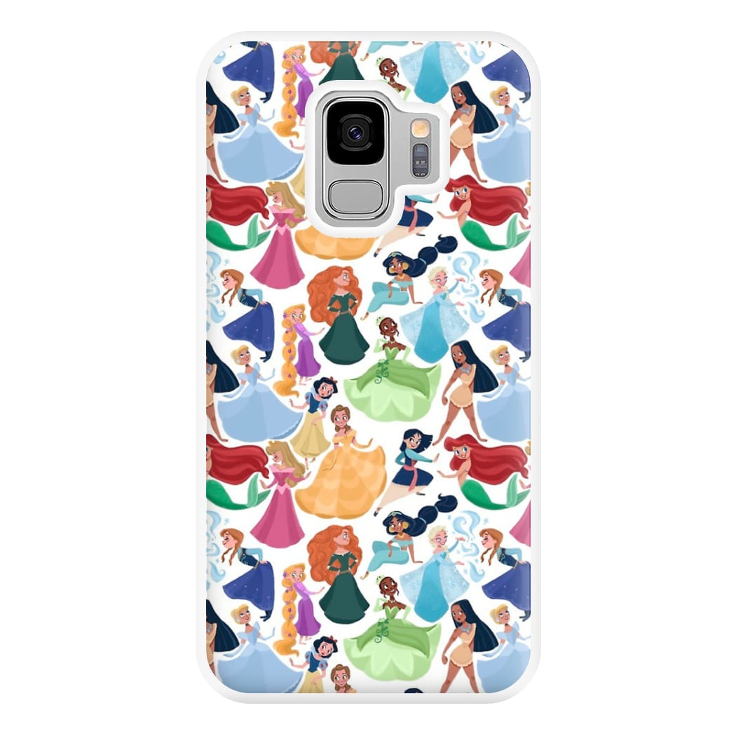 Fairytale Princess Pattern Phone Case for Galaxy S9 Plus