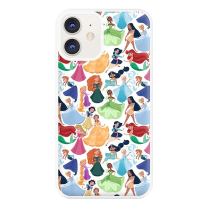 Fairytale Princess Pattern Phone Case for iPhone 12 / 12 Pro