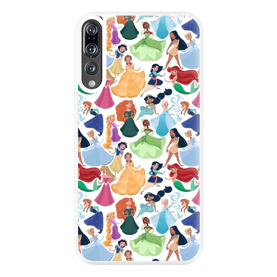 Fairytale Princess Pattern Phone Case for Huawei P20 Pro