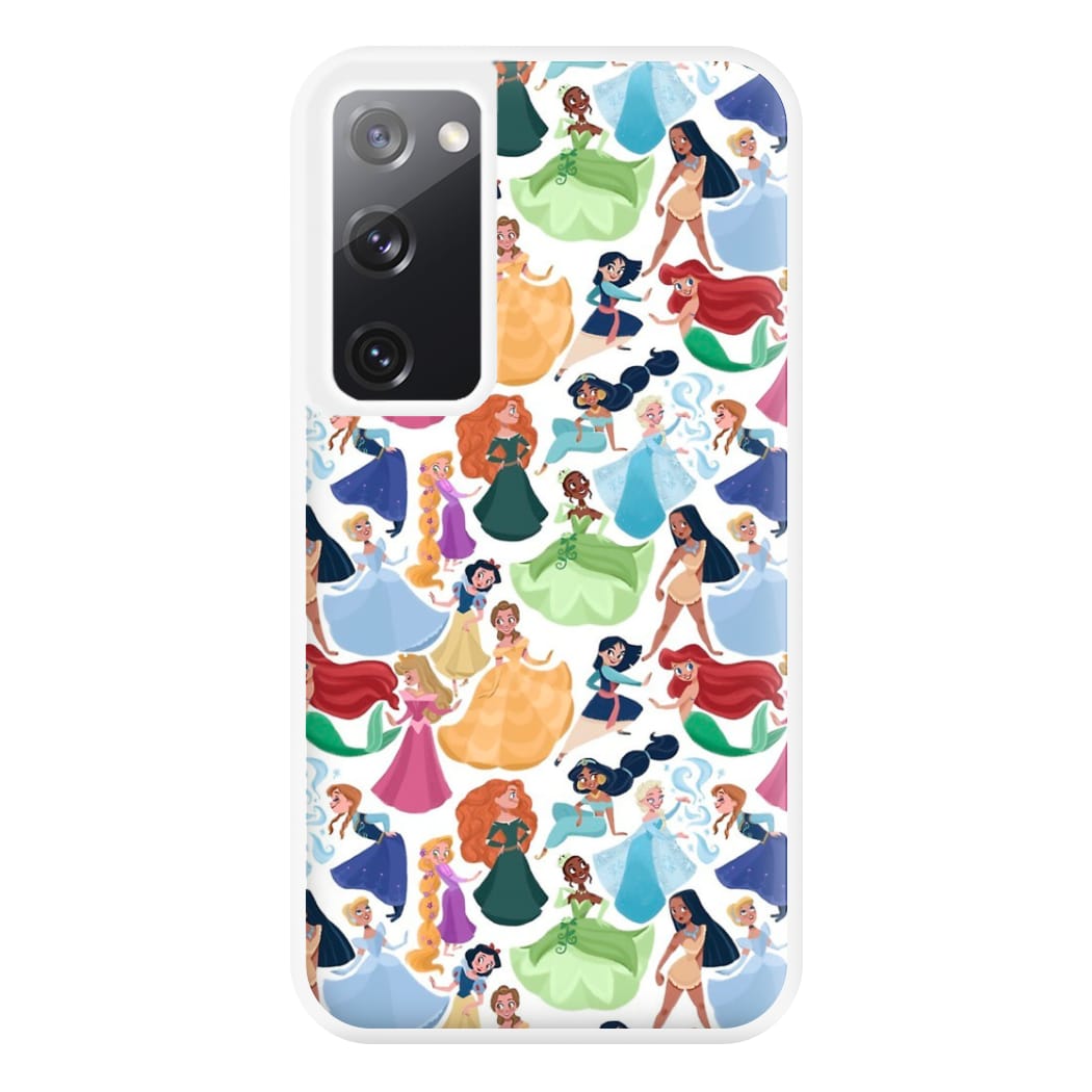 Fairytale Princess Pattern Phone Case for Galaxy S20FE