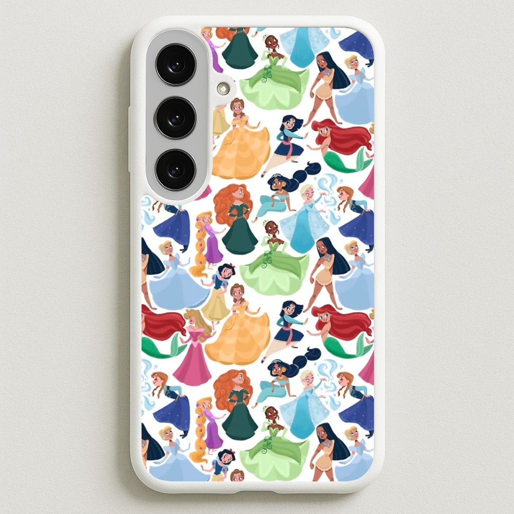 Fairytale Princess Pattern Phone Case for Galaxy S25FE