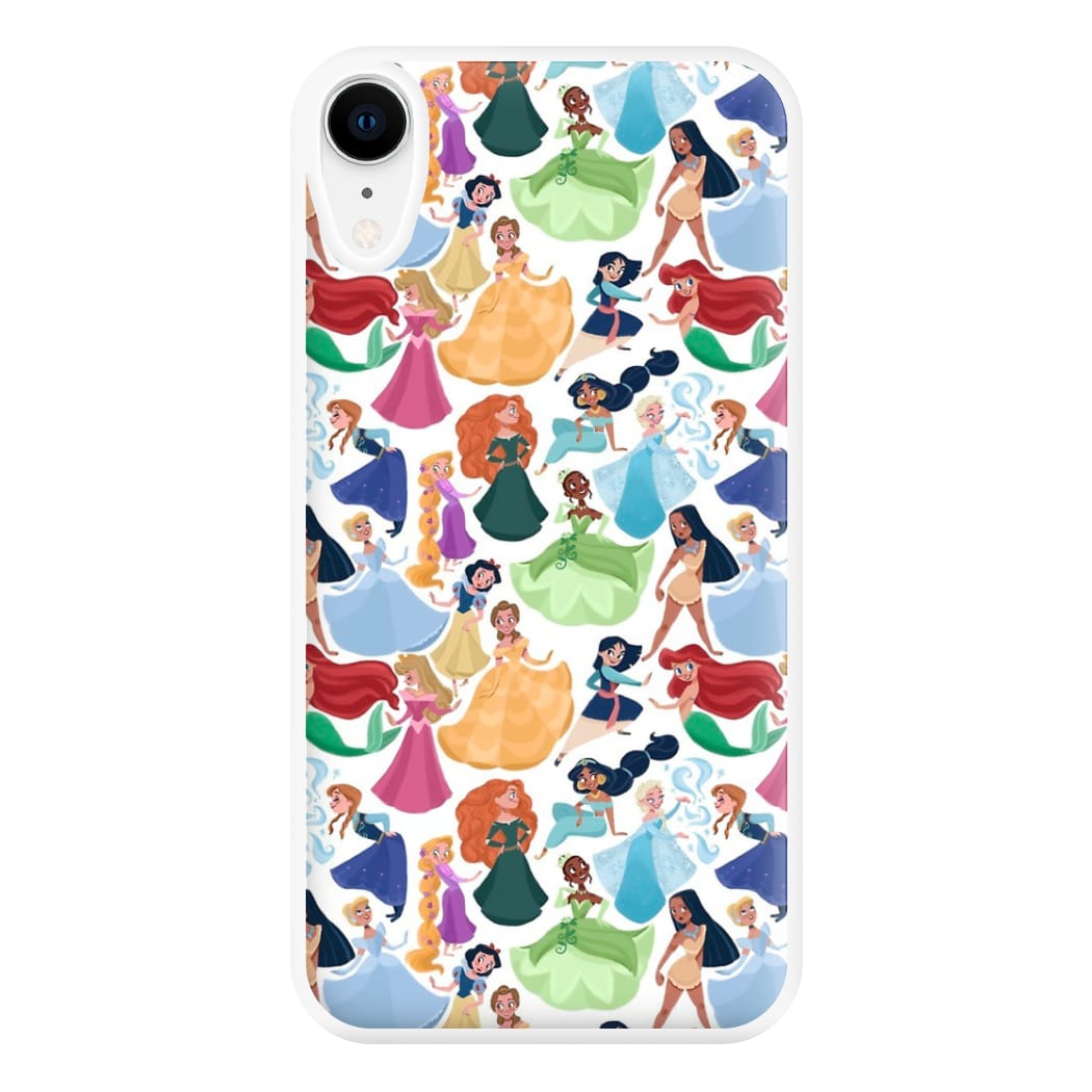 Fairytale Princess Pattern Phone Case for iPhone XR