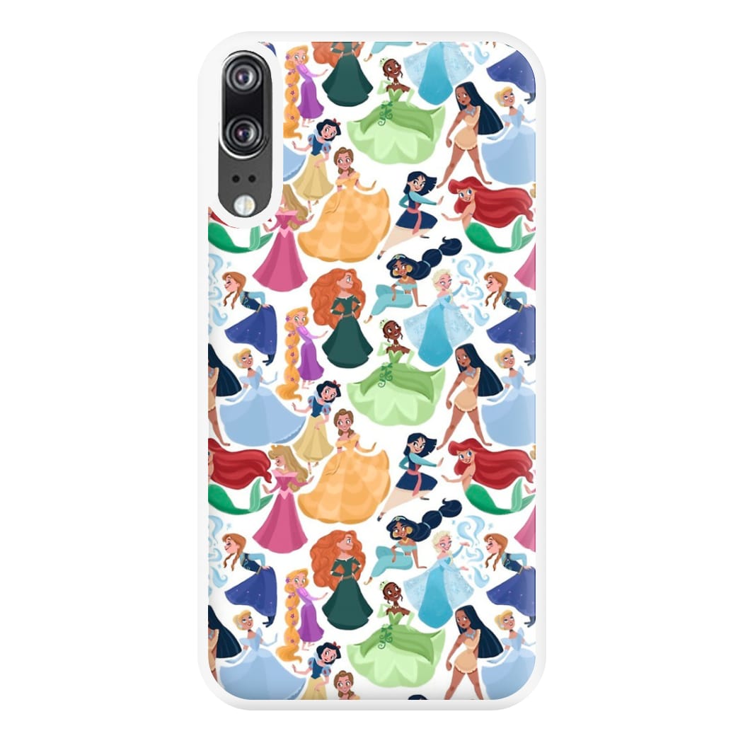 Fairytale Princess Pattern Phone Case for Huawei P20