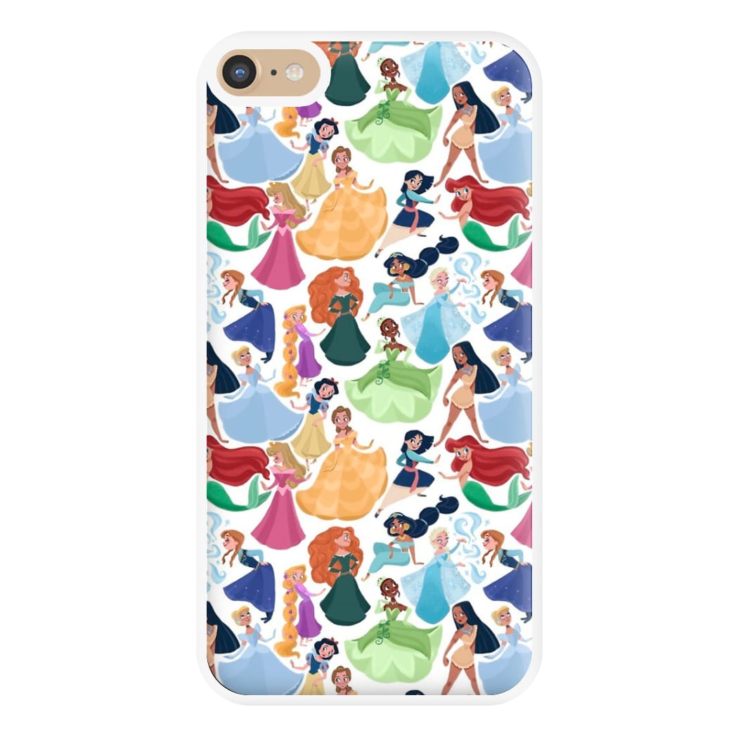 Fairytale Princess Pattern Phone Case for iPhone 6 Plus / 7 Plus / 8 Plus