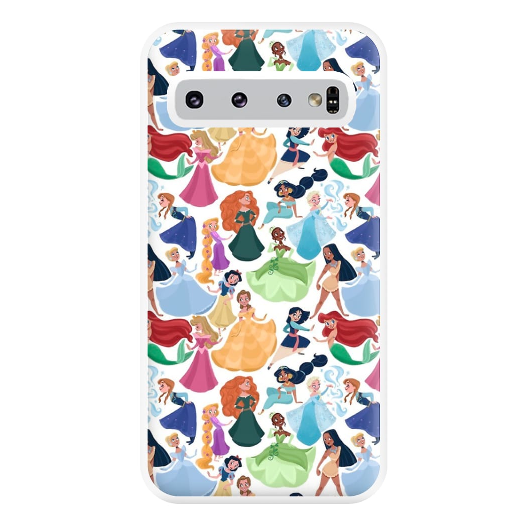 Fairytale Princess Pattern Phone Case for Galaxy S10 Plus