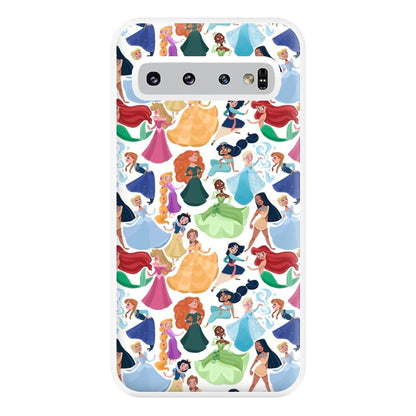 Fairytale Princess Pattern Phone Case for Galaxy S10 Plus