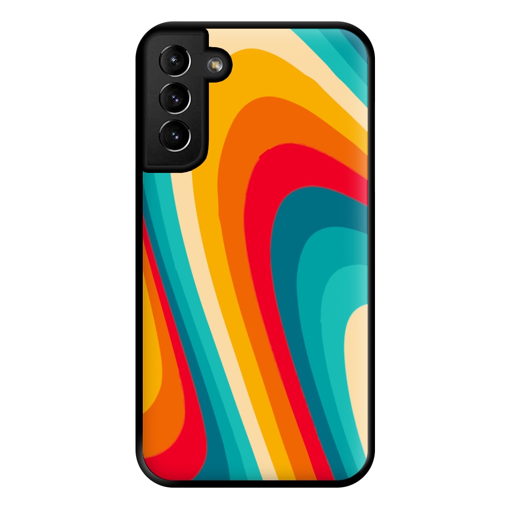 Rainbow Abstract Pattern Phone Case for Galaxy S21 Plus