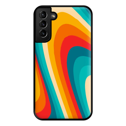 Rainbow Abstract Pattern Phone Case for Galaxy S21 Plus