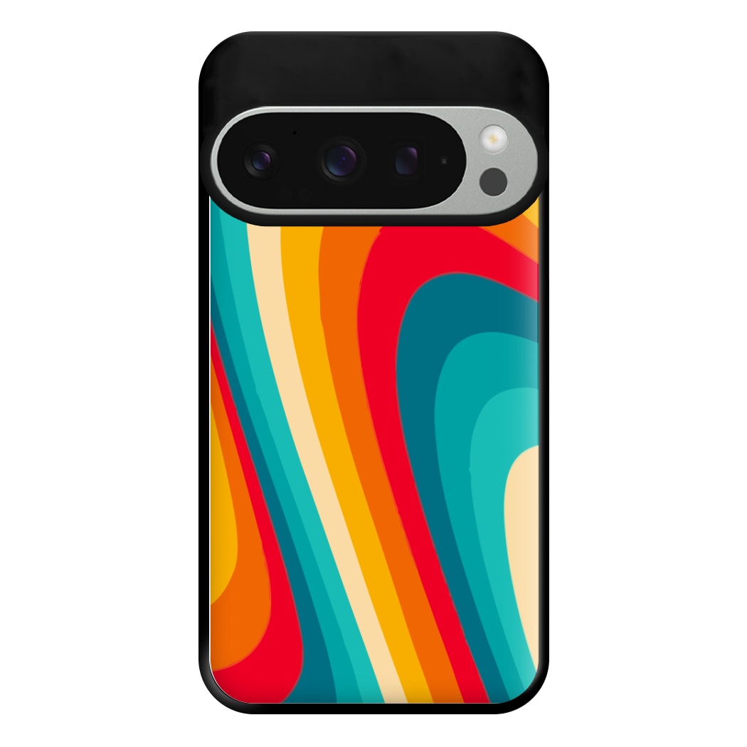 Rainbow Abstract Pattern Phone Case for Google Pixel 9 Pro XL