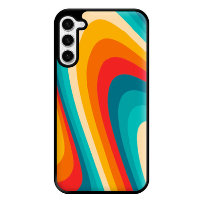 Rainbow Abstract Pattern Phone Case for Galaxy S23 Plus