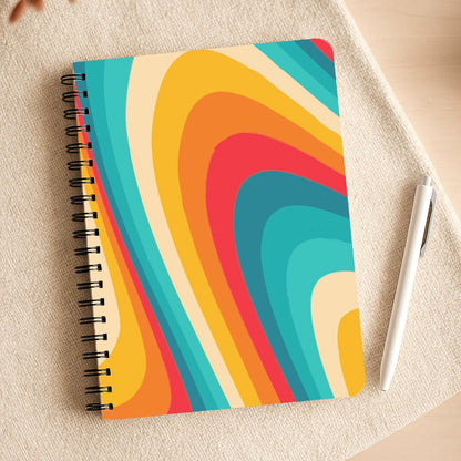 Rainbow Abstract Pattern Notepad