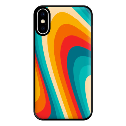 Rainbow Abstract Pattern Phone Case for iPhone XS Max