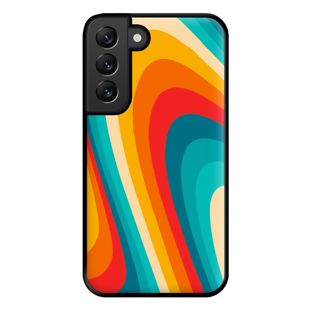 Rainbow Abstract Pattern Phone Case for Galaxy S22 Plus