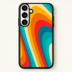 Rainbow Abstract Pattern Phone Case for Galaxy S26 Plus