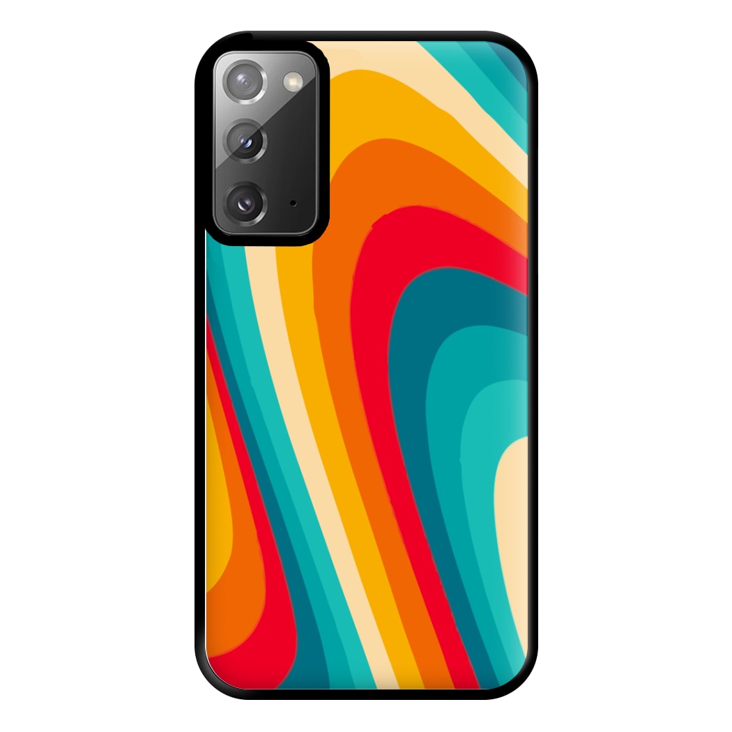 Rainbow Abstract Pattern Phone Case for Galaxy Note 20 Ultra