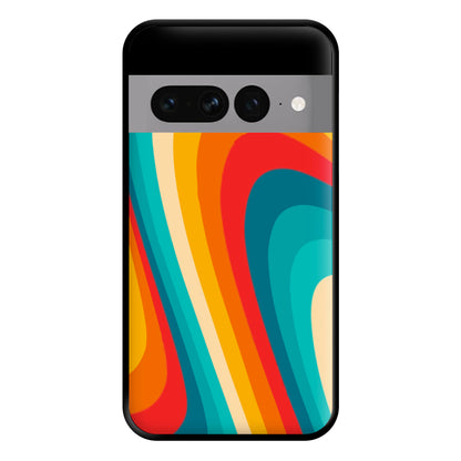 Rainbow Abstract Pattern Phone Case for Google Pixel 7 Pro