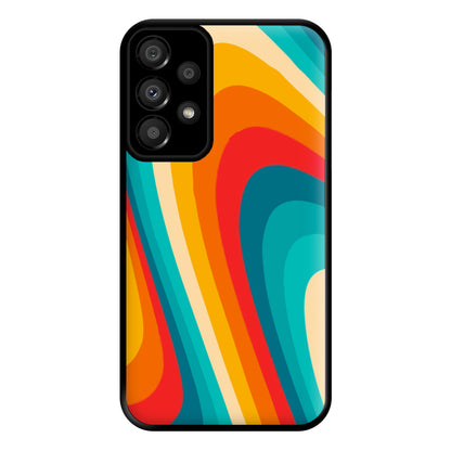 Rainbow Abstract Pattern Phone Case for Galaxy A33