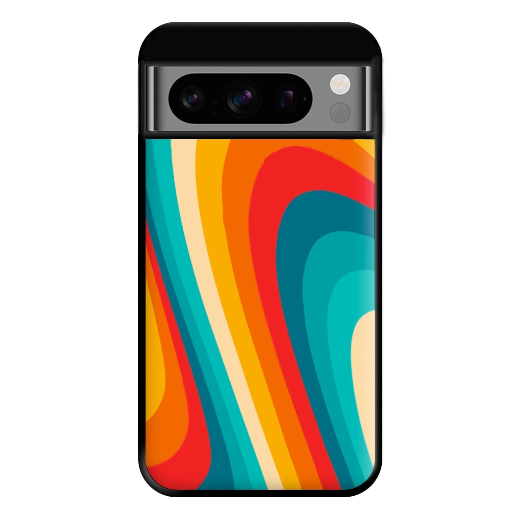 Rainbow Abstract Pattern Phone Case for Google Pixel 8 Pro