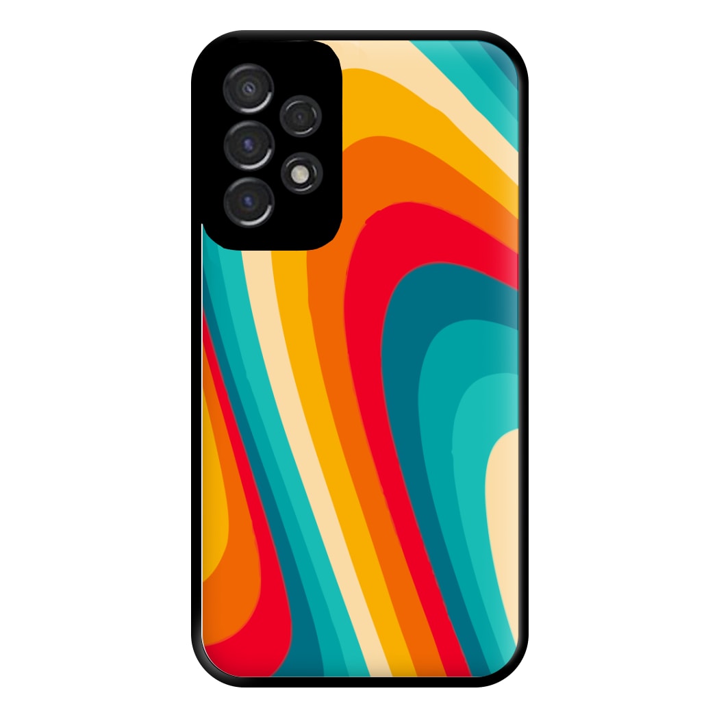 Rainbow Abstract Pattern Phone Case for Galaxy A53