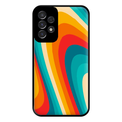 Rainbow Abstract Pattern Phone Case for Galaxy A53