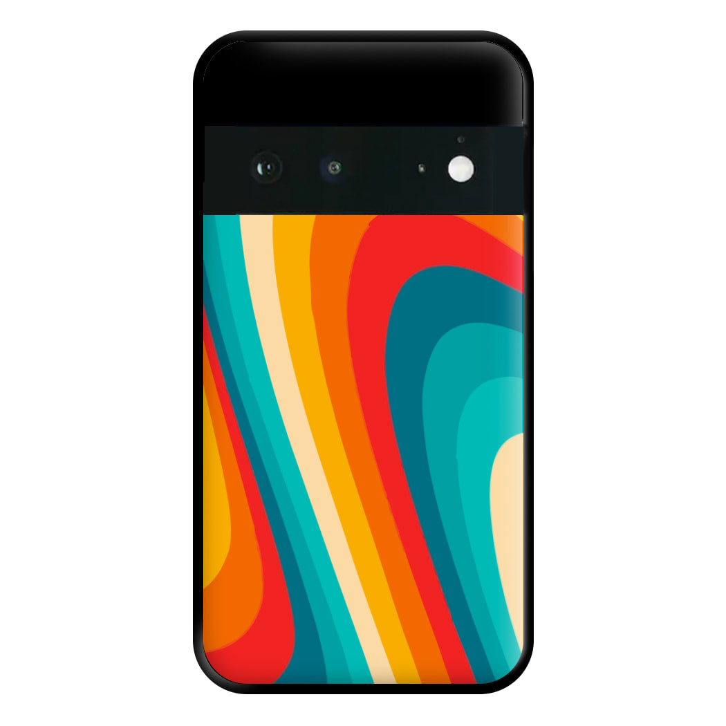 Rainbow Abstract Pattern Phone Case for Google Pixel 6a