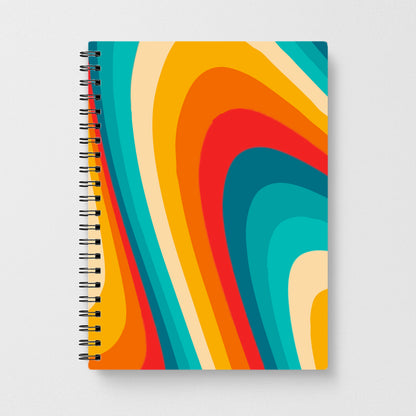 Rainbow Abstract Pattern Notebook