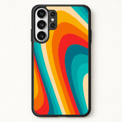 Rainbow Abstract Pattern Phone Case for Galaxy S26 Ultra