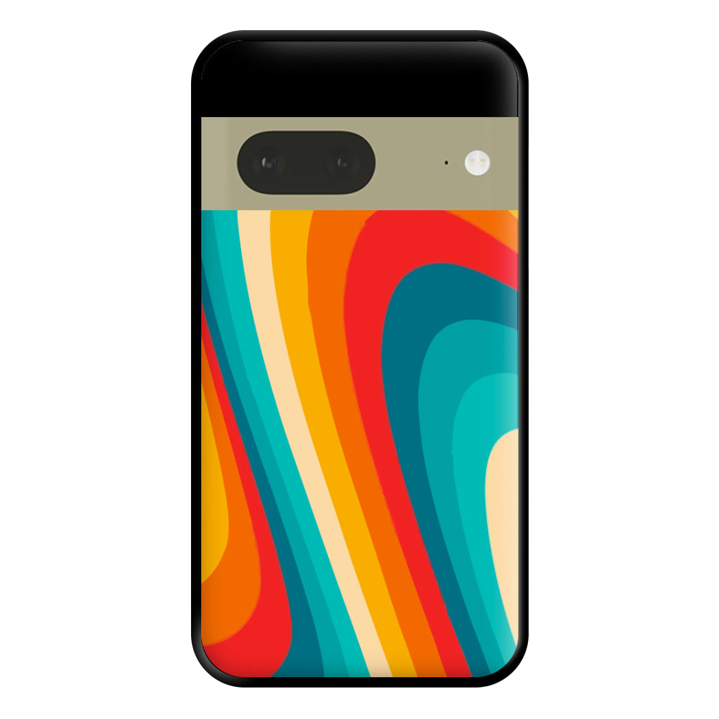 Rainbow Abstract Pattern Phone Case for Google Pixel 7a