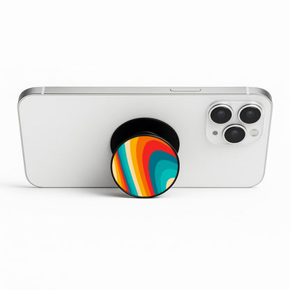 Rainbow Abstract Pattern Phone Stand
