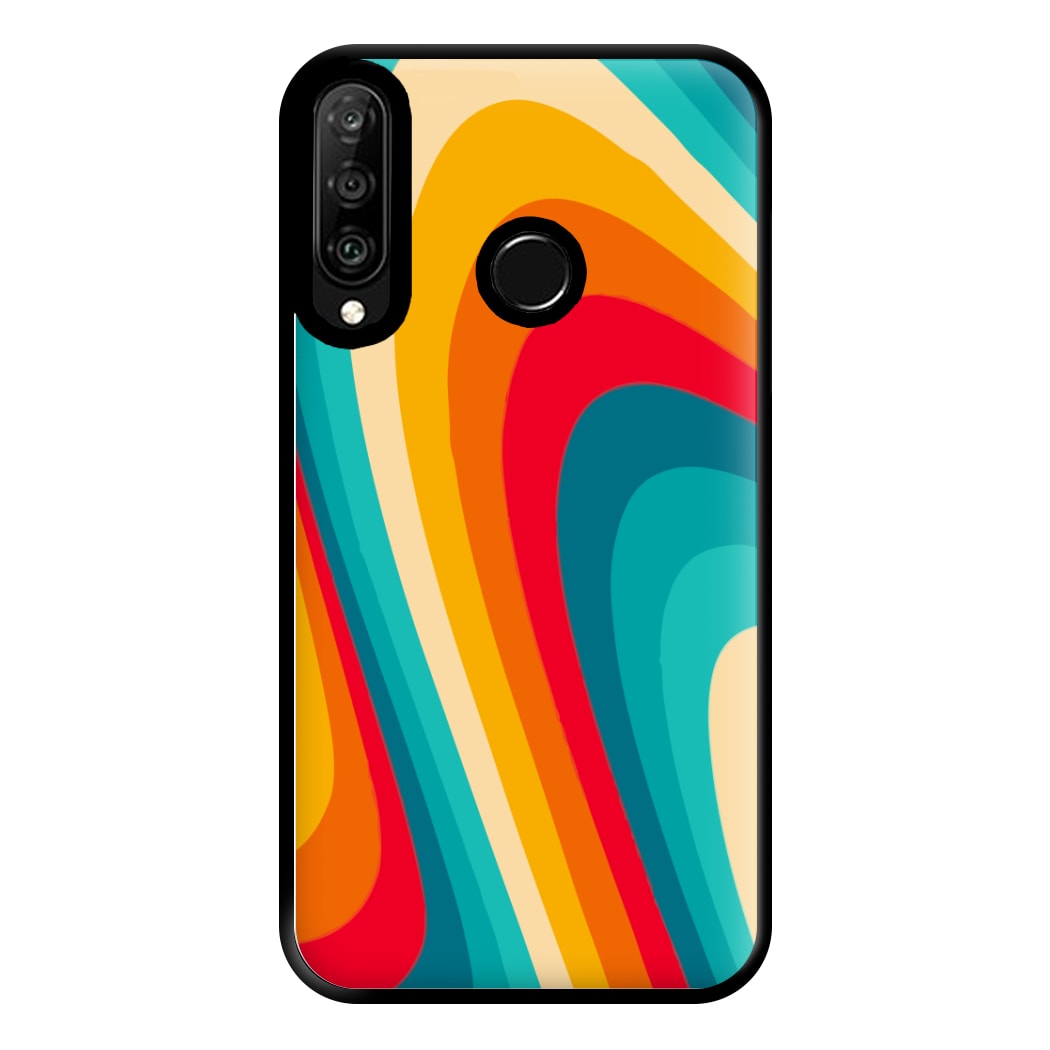 Rainbow Abstract Pattern Phone Case for Huawei P30 Lite