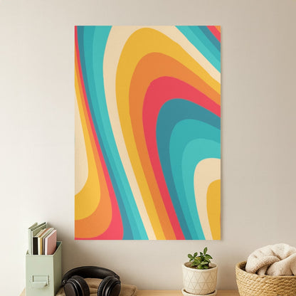 Rainbow Abstract Pattern Poster