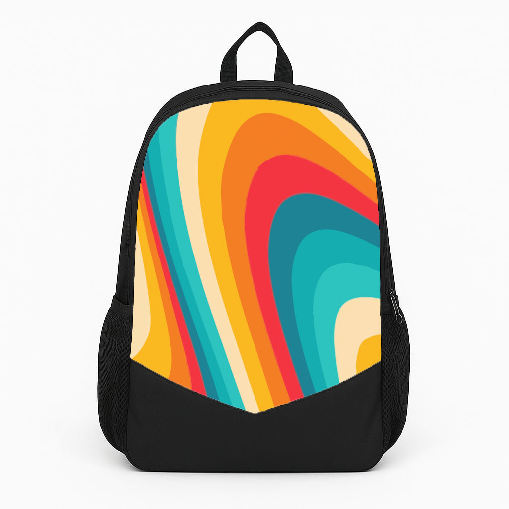 Rainbow Abstract Pattern Backpack