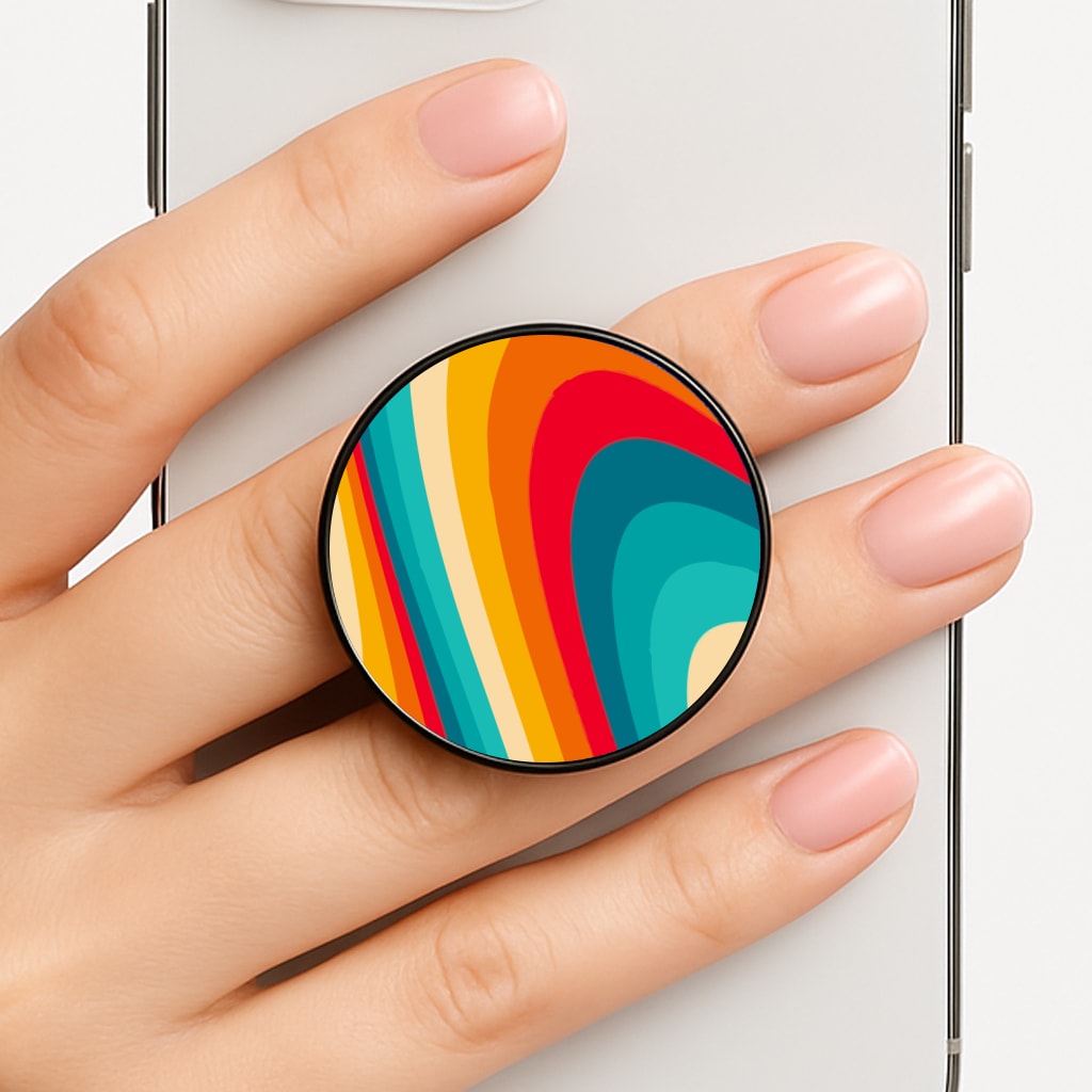 Rainbow Abstract Pattern FunGrip