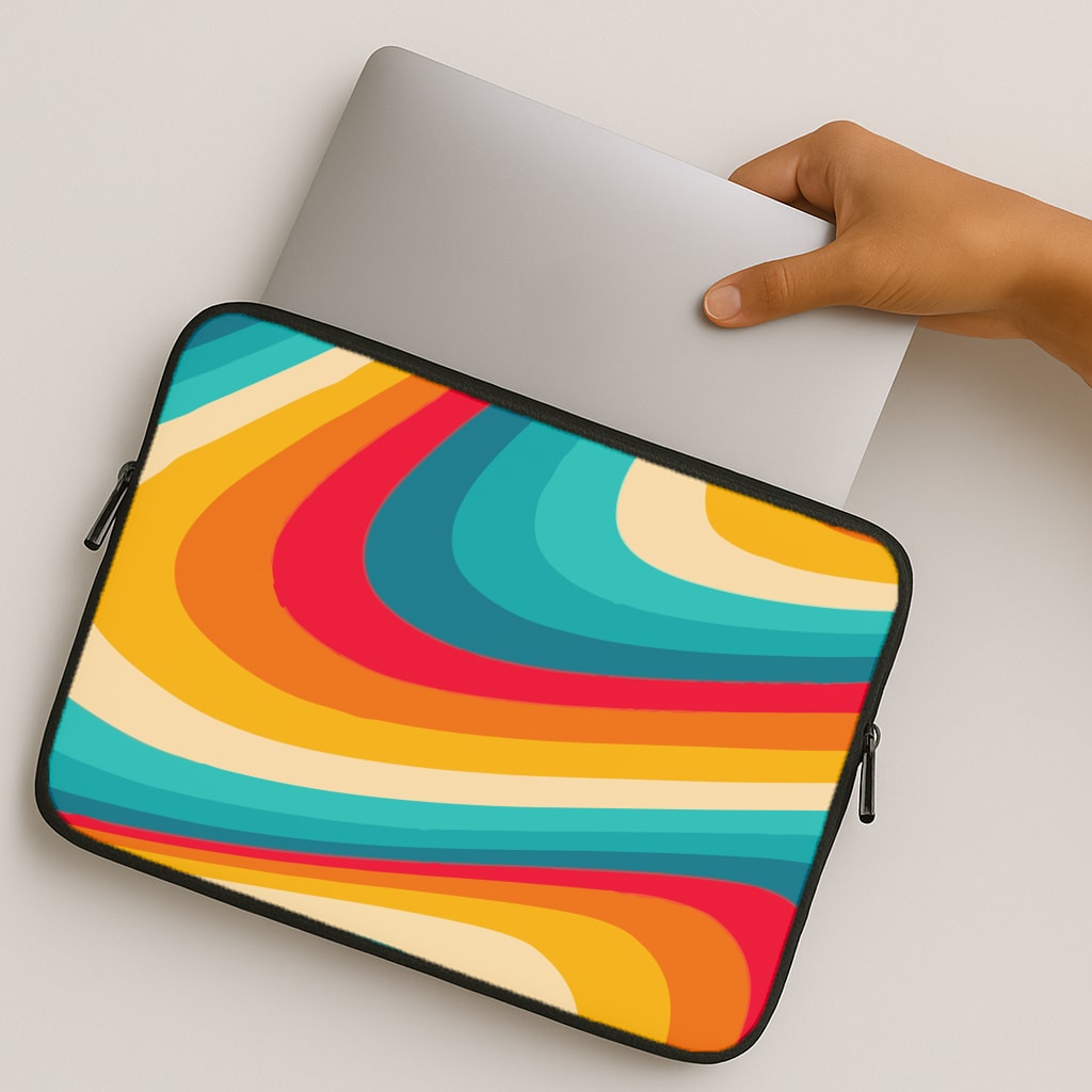 Rainbow Abstract Pattern MacBook Case