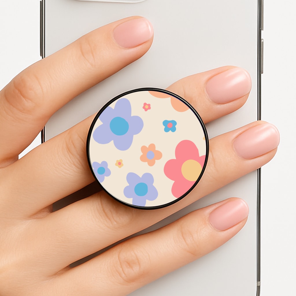 Playful Flower Pattern FunGrip