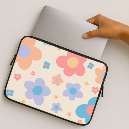 Playful Flower Pattern MacBook Case