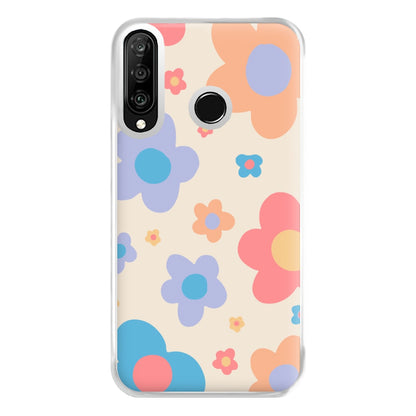 Playful Flower Pattern Phone Case for Huawei P30 Lite