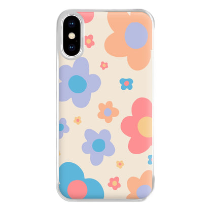 Playful Flower Pattern Phone Case for iPhone XS Max