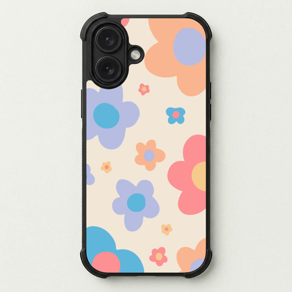 Playful Flower Pattern Phone Case — Bumper case