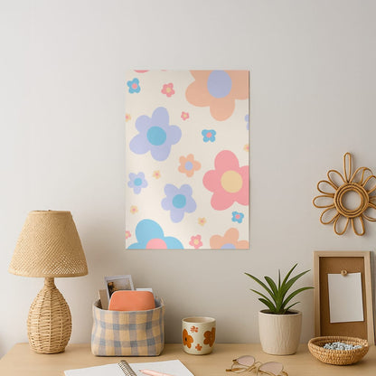 Playful Flower Pattern Art Print
