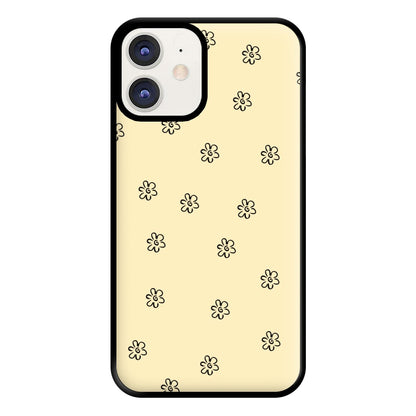 Detail Flower Pattern - Yellow Phone Case for iPhone 11