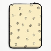 Detail Flower Pattern - Yellow Laptop Sleeve 1