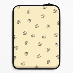 Detail Flower Pattern - Yellow Universal Laptop Sleeve