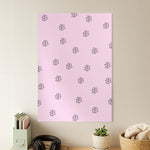 Detail Flower Pattern - Pink Poster